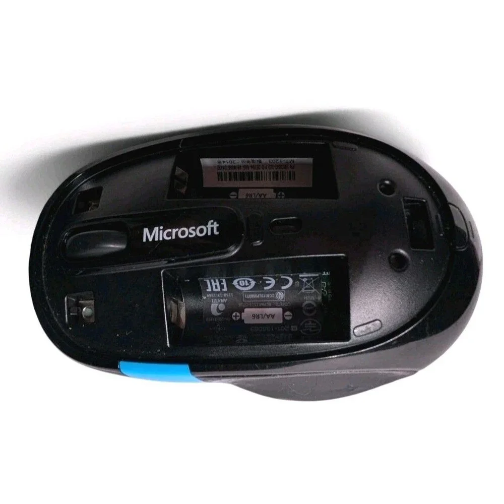 Microsoft Sculpt Comfort Mouse 1534 Wireless Bluetooth Ergonomic Black Used